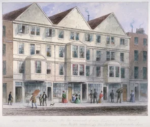 Fetter Lane, City of London, 1855