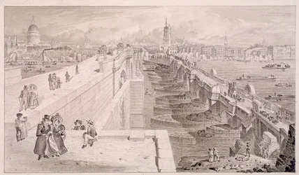 London Bridge alt und neu, London