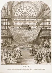 Eröffnung des Crystal Palace in Sydenham durch Königin Victoria am 10. Juni 1854