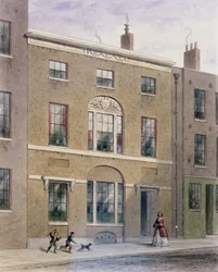 Plumbers Hall in Great Bush Lane, Cannon Street, 1851