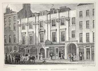 Shaftesbury House, Aldersgate Street, aus 