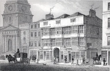 The Old White Hart Tavern, Bishopsgate Street, aus 