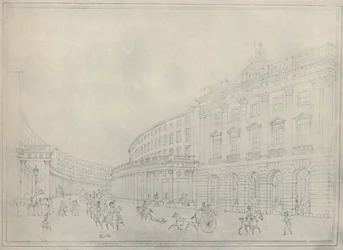 The Quadrant, Regent Street, 1822