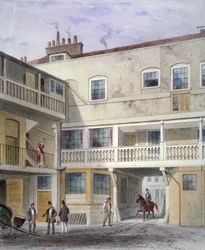 Das Gasthaus der Drei Könige in Piccadilly, Westminster, London, 1856