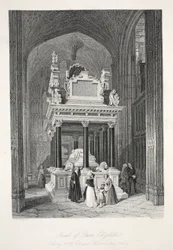 Grab von Königin Elisabeth I., aus 