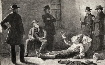 John Brown nach seiner Gefangennahme, aus 