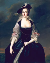 Lady Frances Courtenay, ca. 1741