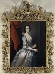 Porträt einer Frau, wahrscheinlich Elizabeth Aislabie, von Studley Royal, Yorkshire