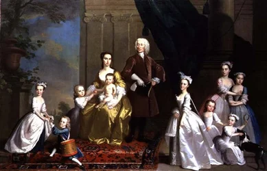 Die Familie Radcliffe, ca. 1738-42