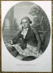 Henry William Bunbury, graviert von Thomas Ryder (1746-1810), 1789