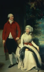 Porträt von John Julius Angerstein (1735-1823) und seiner zweiten Frau Eliza (1748/9-1800), ca. 1792