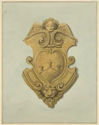 Wappen von Newton über dem Tor von Barr