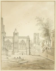 Ostende von St. Mary Redcliffe, zeigt die Tempelkirche
