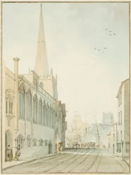 Die Kirche St. John-on-the-Wall, Blick zum Kai