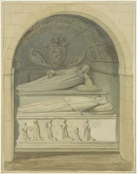 Grab von Hugh Brown im Kirchhof der St John