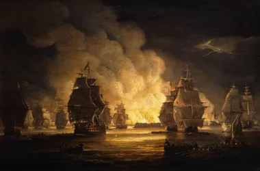 Die Schlacht von Algier: Die Bombardierung, 1824