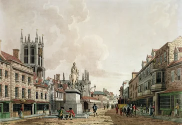 Der Marktplatz, Hull, Blick nach Norden
