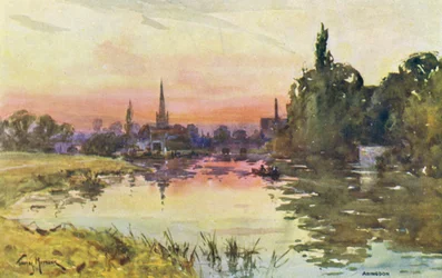 Fluss Themse: Abingdon