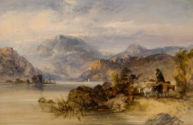 Hochlandsee-Szene