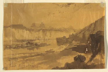 Zeichnung, Green River, Wyoming, 1871