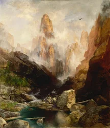 Nebel im Kanab Canyon, Utah