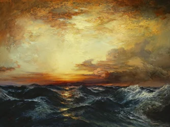 Pazifischer Sonnenuntergang