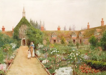Ein Landgarten in Bray, Berkshire