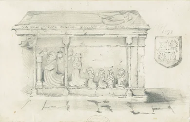 Eccleshall Kirche - Grab von Bischof Bentham