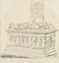 Seighford Kirche - Grab von William und Mercy Bowyer