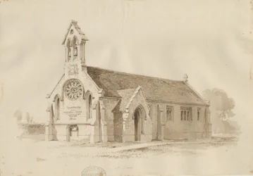 Stafford - Salzkapelle [St. James]: Feder- und Tuschzeichnung, 1840