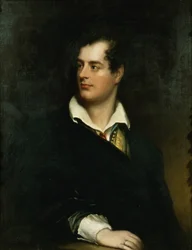 Porträt von George Gordon, 6. Lord Byron