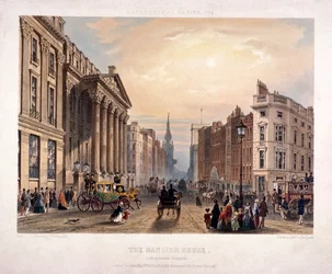 Mansion House und Cheapside, London, 1851