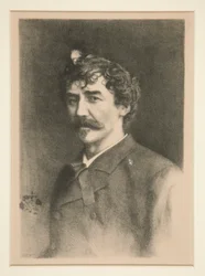 Whistler mit der weißen Locke