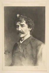 Whistler mit der weißen Locke, undatiert