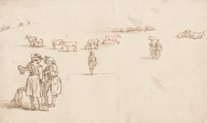 Figuren, Pferde und Kühe