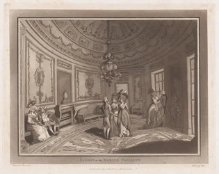 Salon im Marinepavillon Ein Ausflug nach Brighthelmstone, 1. Juni 1790