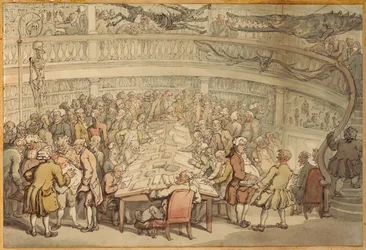 Ein Gespräch in der "Surgeons Hall", Old Bailey, London