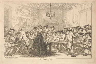 Ein Druckverkauf - Eine Nachtauktion, 1788