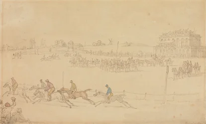 Ein Rennen auf dem Knavesmire in York