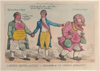 Eine grobe Skizze der Zeiten, wie von Sir Francis Burdett dargestellt, [9. Mai 1810], neu aufgelegt 1819