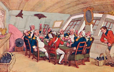 Eine gemütliche Hütte, ca. 1810, 1904