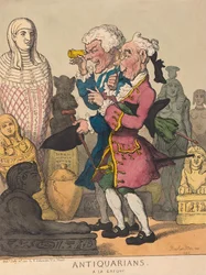 Antiquitäten à la Greque, veröffentlicht 1805 (handkolorierter Stich)