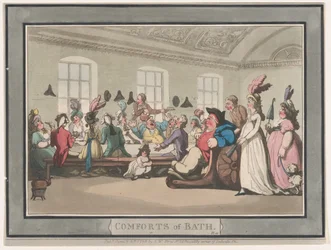 Annehmlichkeiten von Bath, Platte 11, 6. Januar 1798