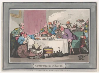 Komforts von Bath, Platte 9, 6. Januar 1798