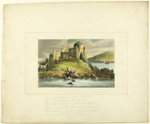 Doktor Syntax stürzt ins Wasser, aus Die Reise von Doktor Syntax