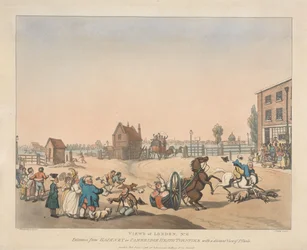 Eingang von Hackney oder Cambridge Heath Turnpike