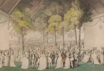 Fest im Boodles Club, Ranelagh, zu Ehren von George III