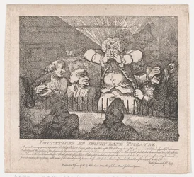 Nachahmungen im Drury-Lane-Theater, malerische Schönheiten von Boswell, Teil der Zweite..., 20. Juni 1786