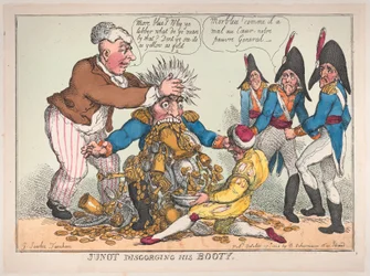 Junot, der seine Beute ausspuckt, 17. Oktober 1808