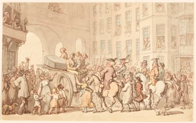 Londoner Szene: Übeltäter auf dem Weg nach Tyburn